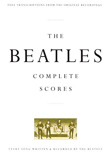 The Beatles - Complete Scores Cover
