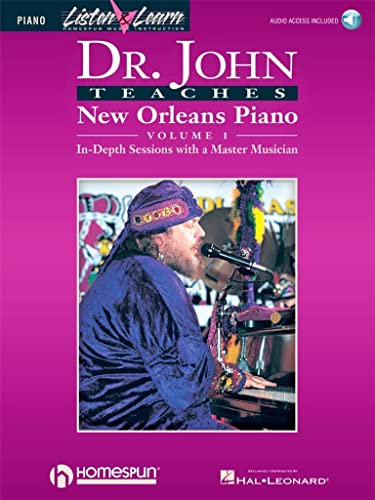 Dr. John Teaches New Orleans Piano - Volume 1 Cover