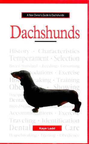 A New Owner's Guide to Dachshunds (JG Dog) Cover