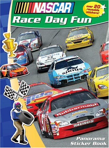 NASCAR Race Day Fun (Nascar Panorama Sticker Book) Cover