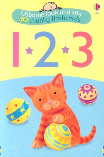 123 Look and Say Chunky Flashcards (Look and Say Flashcards) Cover