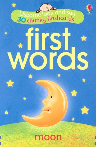 First Words Look and Say Chunky Flashcards (Look and Say Flashcards) Cover
