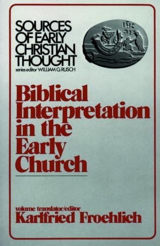 Biblical interpretation in the early church Cover