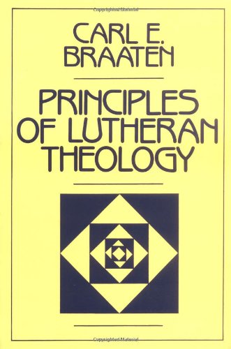 Principles of Lutheran theology Cover
