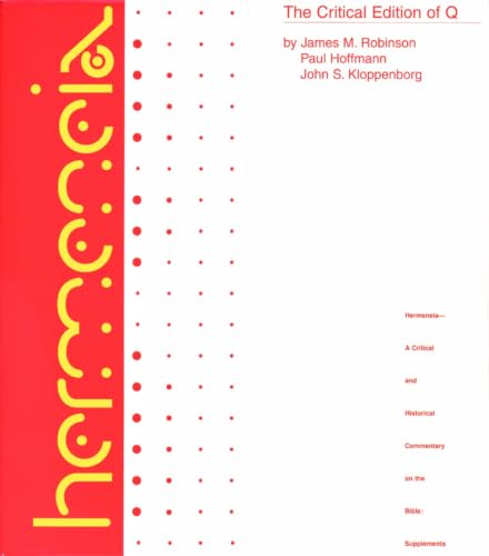 The critical edition of Q Cover