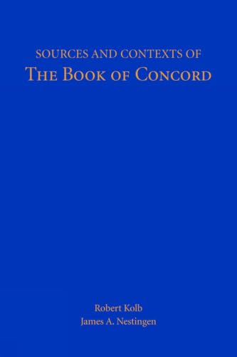 Sources and Contexts of the Book of Concord Cover