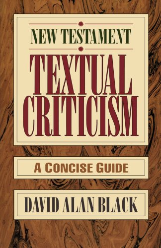 New Testament textual criticism Cover