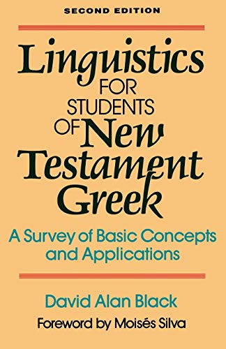 Linguistics for students of New Testament Greek Cover