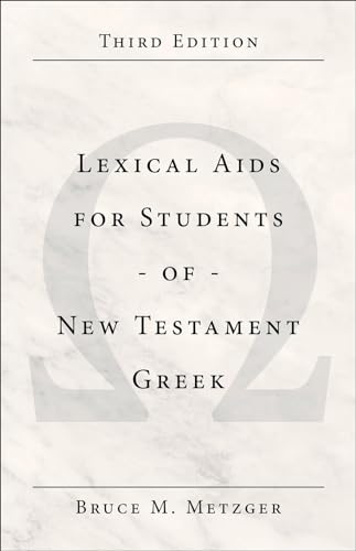 Lexical aids for students of New Testament Greek Cover