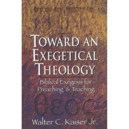 Toward an exegetical theology Cover