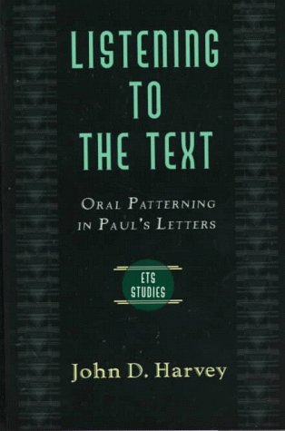 Listening to the Text Cover