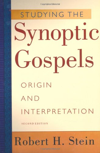 Studying the Synoptic Gospels, Cover