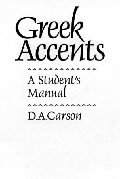 Greek accents Cover