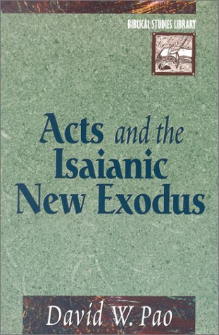 Acts and the Isaianic new exodus Cover