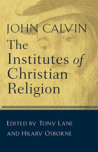 The institutes of Christian religion Cover