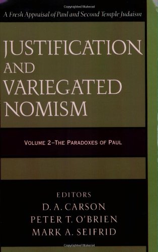 Justification and variegated nomism Cover
