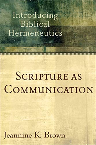 Scripture as Communication Cover