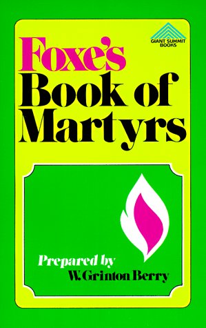 Foxe's book of martyrs Cover