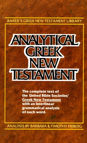 Analytical Greek New Testament Cover