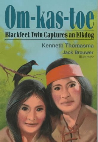 Om-kas-toe Blackfeet twin captures an Elkdog Cover