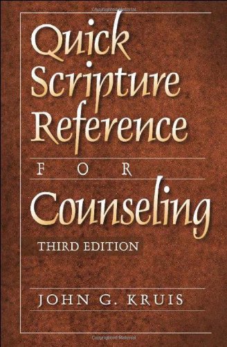 Quick scripture reference for counseling Cover