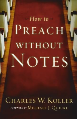How to preach without notes Cover