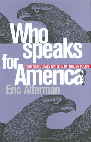 Who speaks for America? Cover