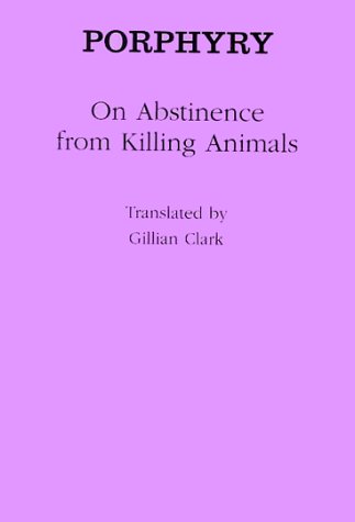 On abstinence from killing animals Cover