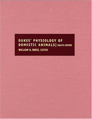 Dukes' physiology of domestic animals Cover