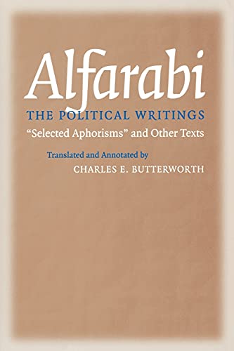 Alfarabi, The Political Writings Cover