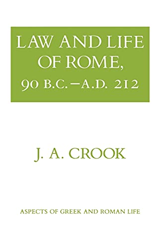 Law and life of Rome Cover