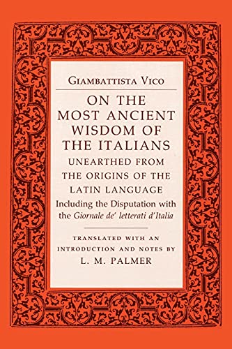 On the most ancient wisdom of the Italians Cover