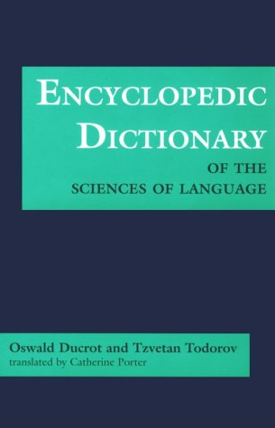 Encyclopedic dictionary of the sciences of language Cover