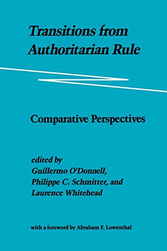 Transitions from authoritarian rule. Cover
