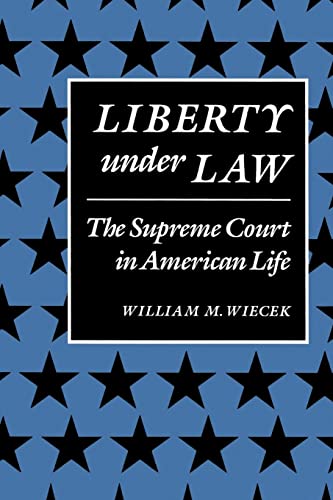 Liberty under law Cover