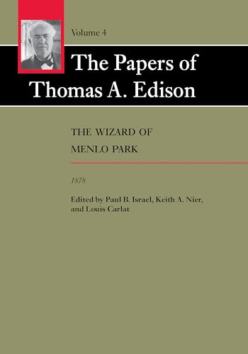 The Papers of Thomas A. Edison Cover