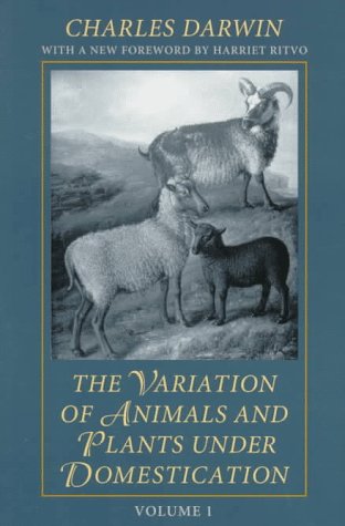 The  variation of animals and plants under domestication Cover