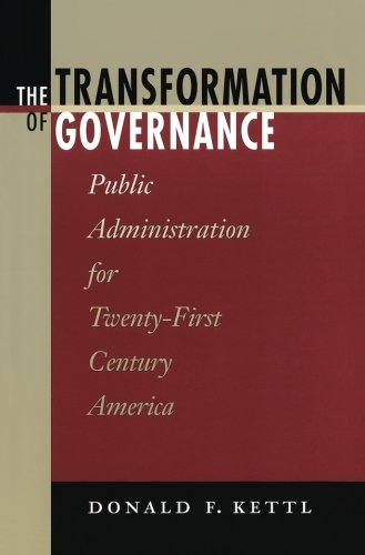 The transformation of governance Cover