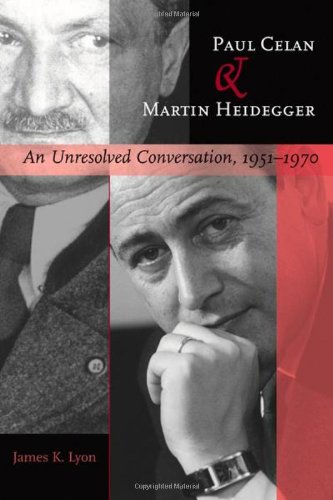 Paul Celan and Martin Heidegger Cover