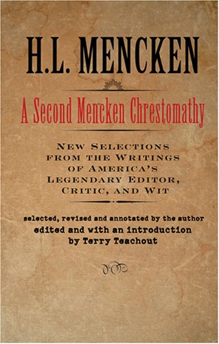 A Second Mencken Chrestomathy Cover