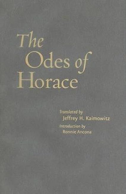 The odes of Horace Cover