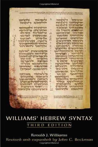 Williams Hebrew Syntax Cover