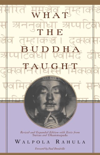 What the Buddha taught Cover