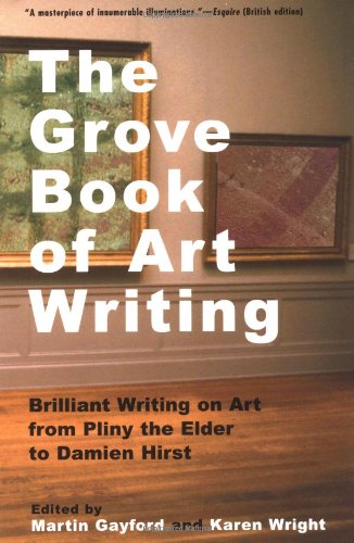 The Grove book of art writing Cover