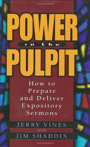 Power in the pulpit Cover