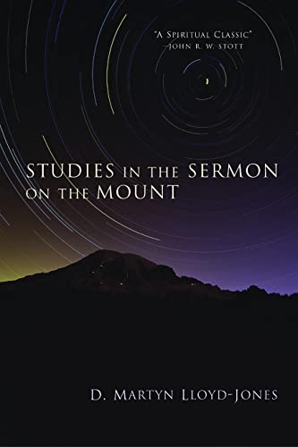 Studies in the Sermon on the Mount Cover