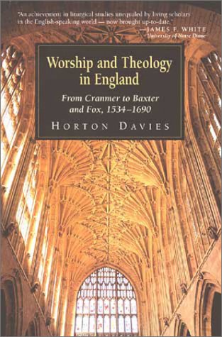 Worship and theology in England Cover