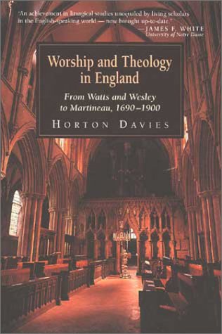 Worship and theology in England Cover