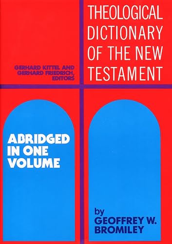 Theological dictionary of the New Testament Cover