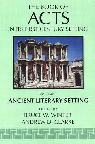 The Book of Acts in its ancient literary setting Cover